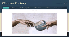 Desktop Screenshot of clintonpottery.com